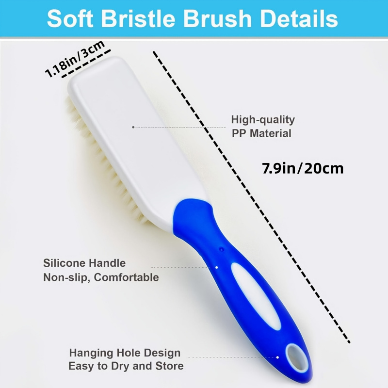 3Pcs Long Handle Ultra Soft Br - Sneaker Cleaning Kit 评论和价格