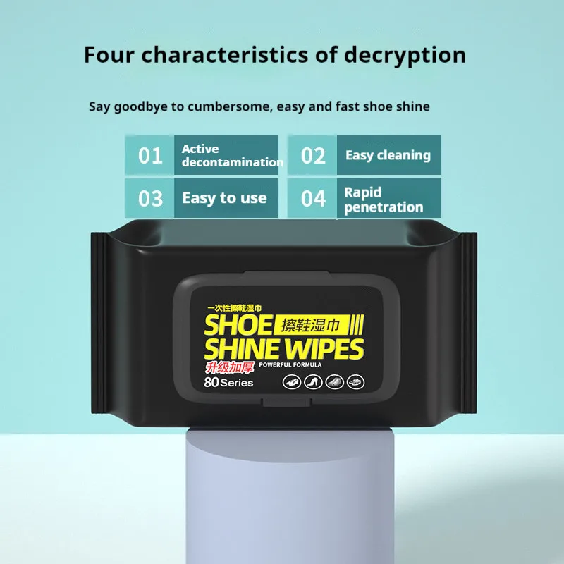 Portable No-Rinse Shoe Cleanin - Sneaker Care Wipes 评论和价格